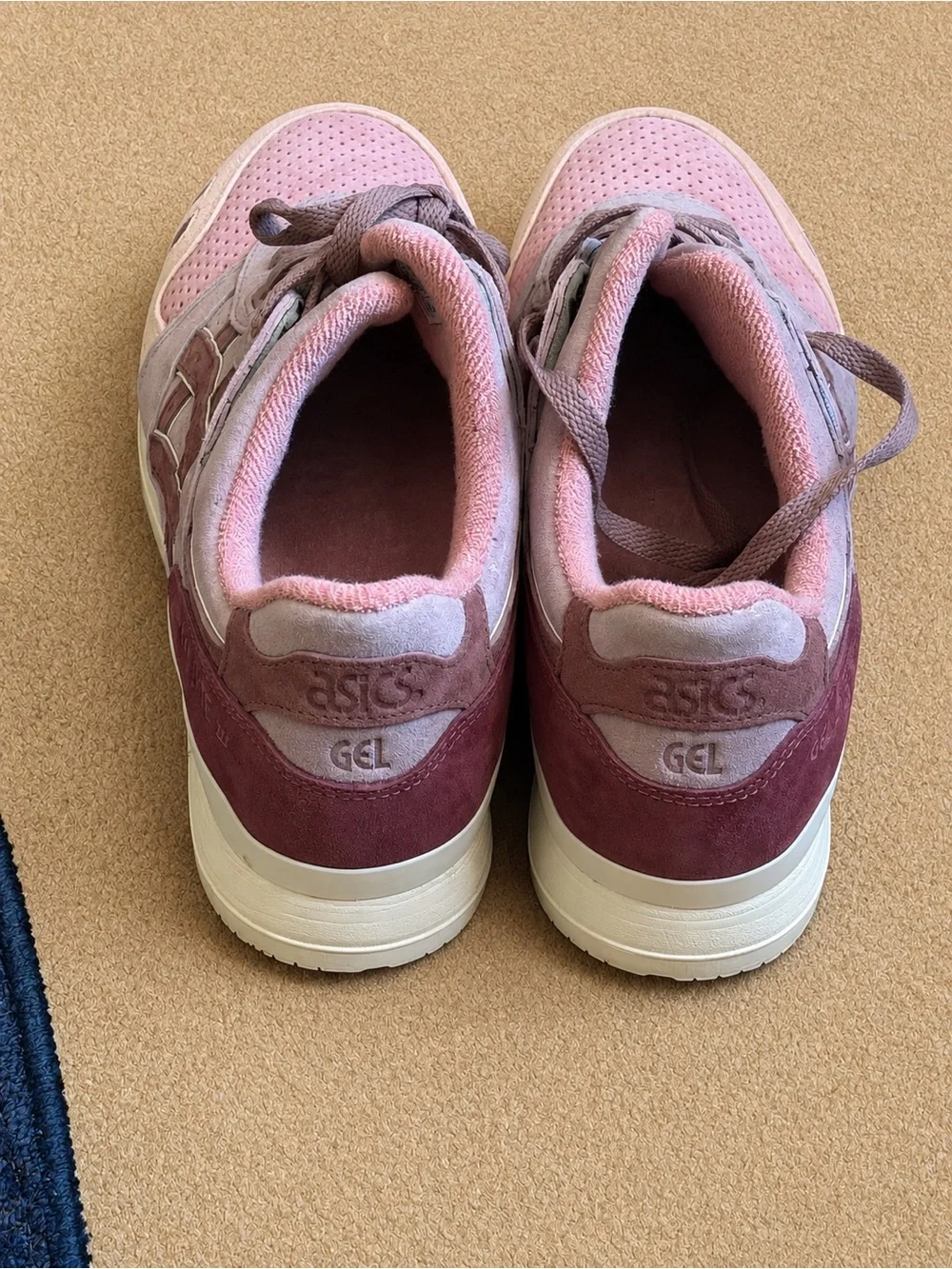 Asics suede upper